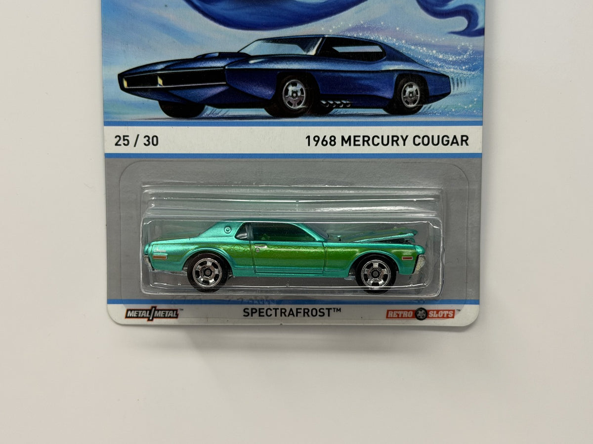 Hot Wheels Cool Classics 1968 Mercury Cougar Spectrafrost 1:64 Diecast Green