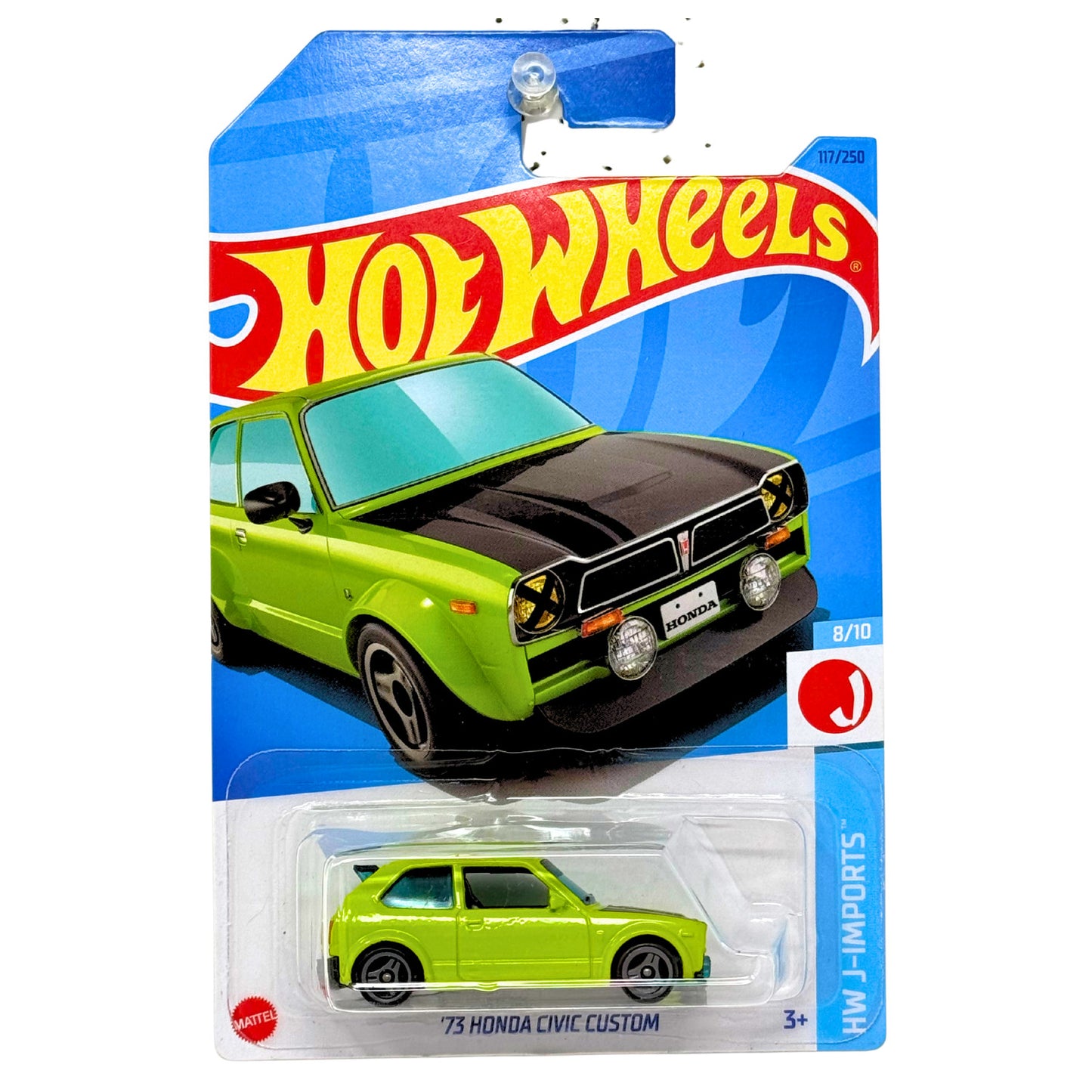 Hot Wheels HW J-Imports 1973 Honda Civic Custom JDM 1:64 Diecast