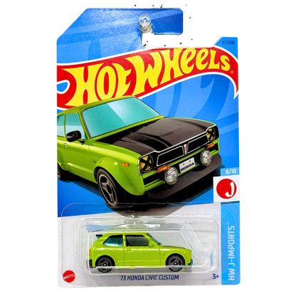 Hot Wheels HW J-Imports 1973 Honda Civic Custom JDM 1:64 Diecast