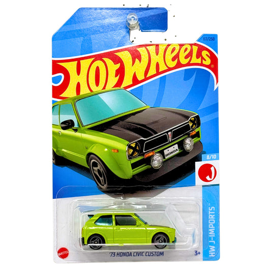 Hot Wheels HW J-Imports 1973 Honda Civic Custom JDM 1:64 Diecast