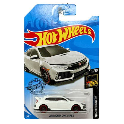 Hot Wheels Nightburnerz 2018 Honda Civic Type R JDM 1:64 Diecast
