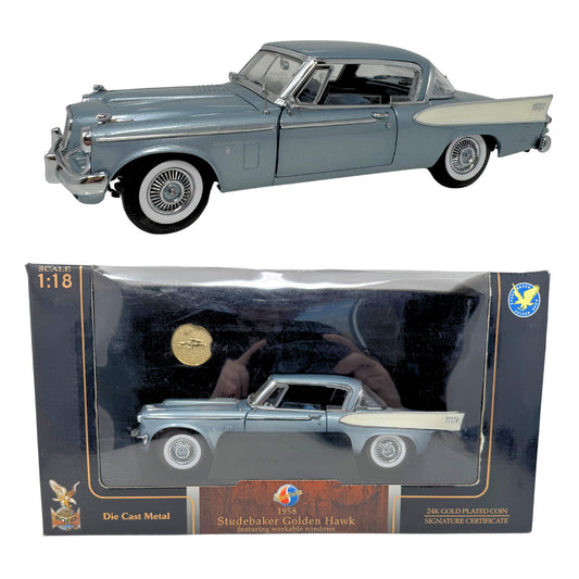 Yat Ming Road Signature 1958 Studebaker Golden Hawk 1:18 Diecast Coin Edition