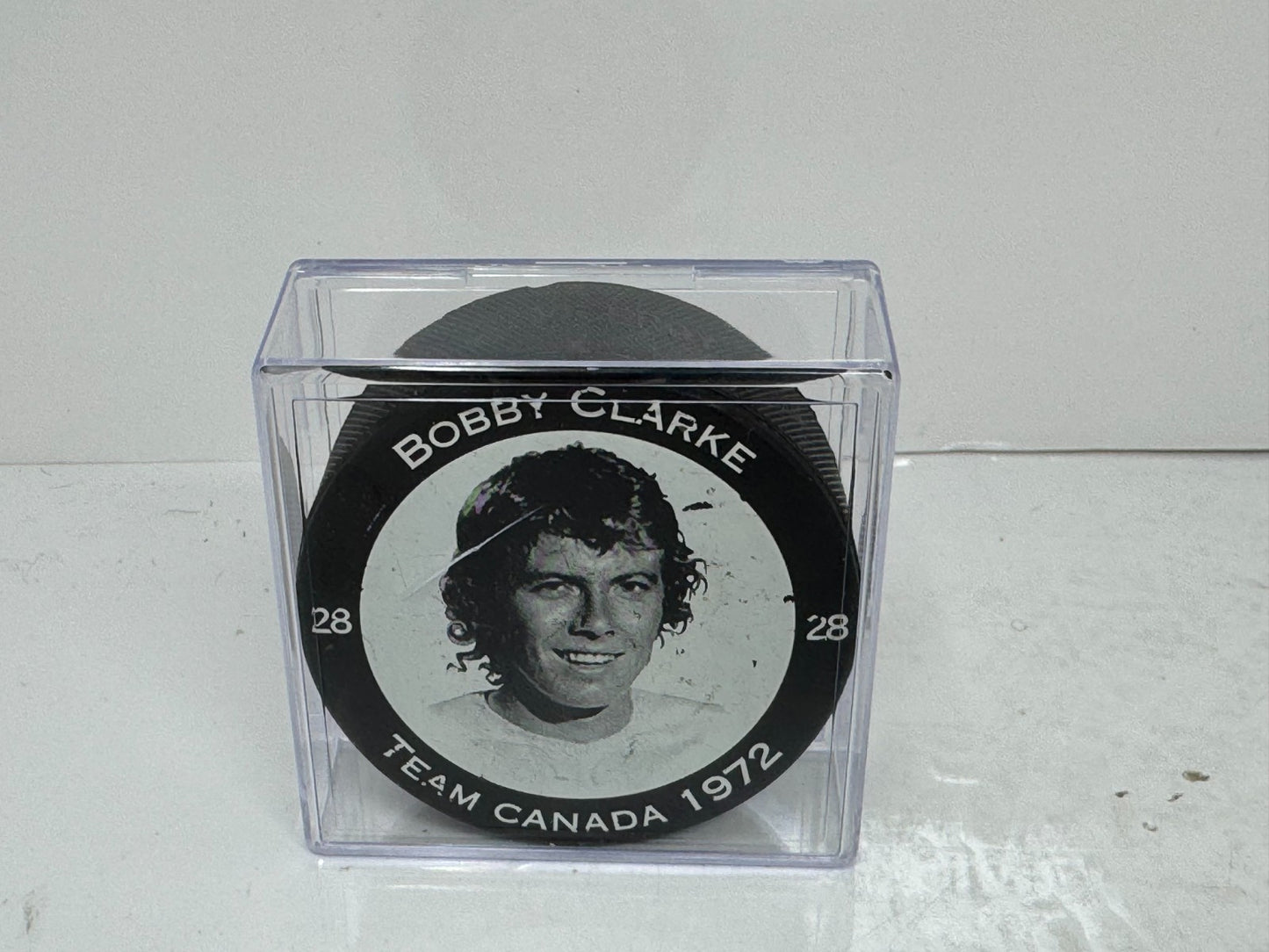 Bobby Clarke Team Canada 1972 Summit Series Commemorative Hockey Puck