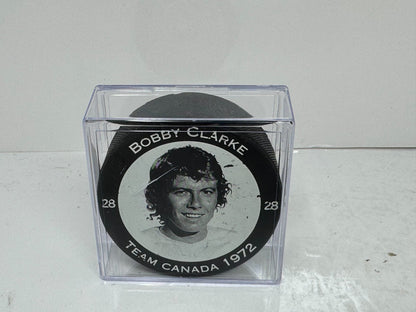 Bobby Clarke Team Canada 1972 Summit Series Commemorative Hockey Puck