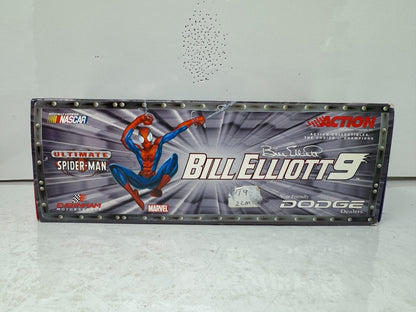 Action Nascar #9 Bill Elliott Spider-Man 2001 Dodge Intrepid R/T 1:24 Diecast