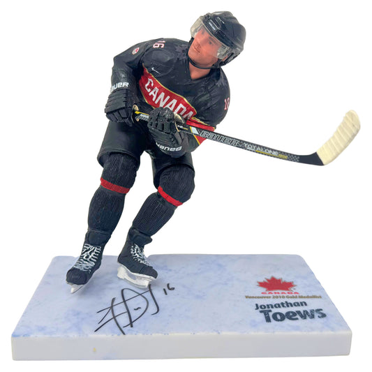 McFarlane Jonathan Toews Team Canada 2010 Olympics Figure Auto Signed
