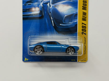Hot Wheels 2007 New Models 1970 Pontiac Firebird 1:64 Diecast Blue