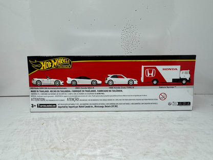 Hot Wheels Premium Diorama Honda Set Civic NSX 1:64 Diecast