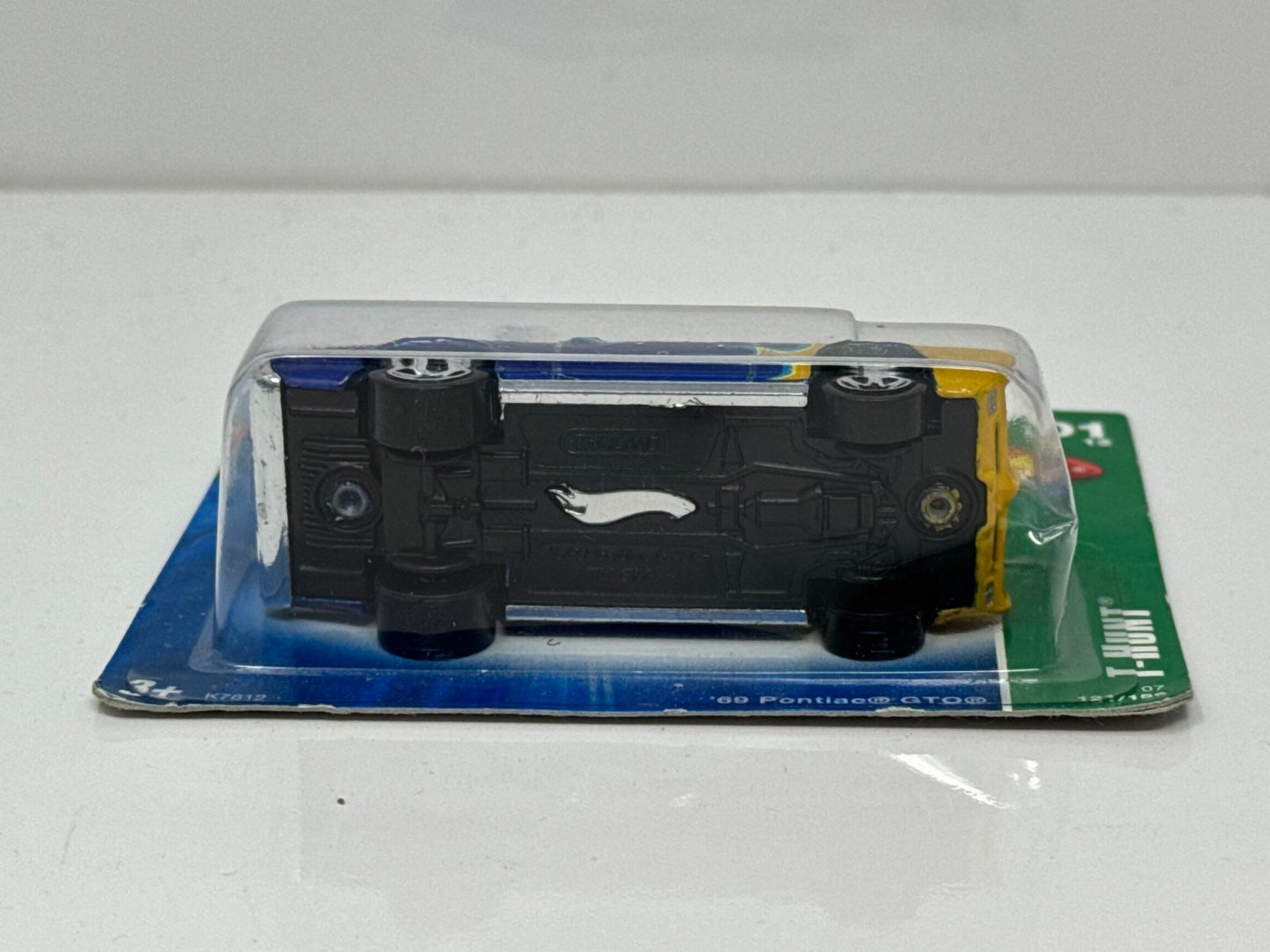 Hot Wheels Treasure Hunt T-Hunt 1969 Pontiac GTO 1:64 Diecast Short Card