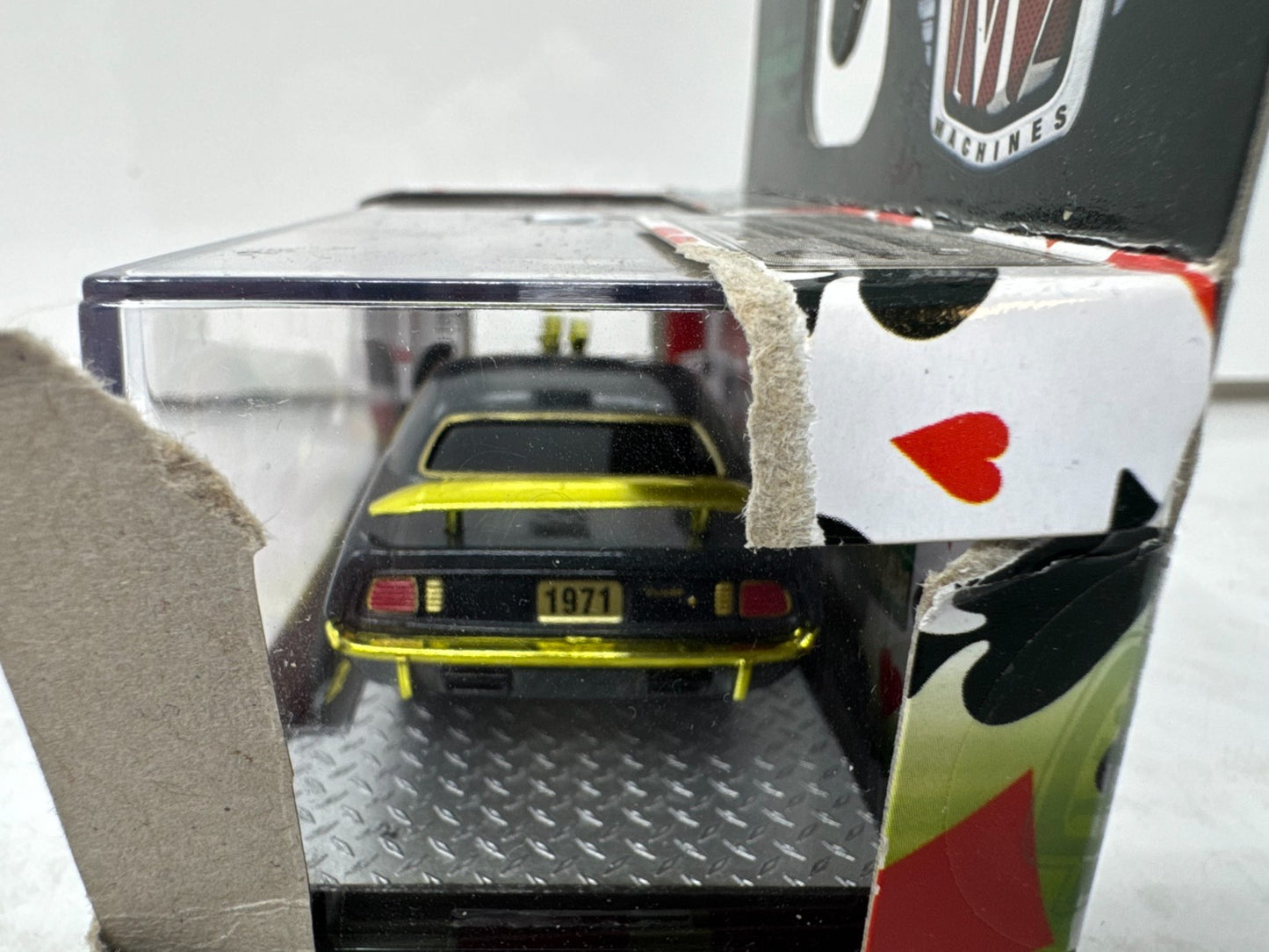 M2 Machines Wild Cards 1971 Plymouth Cuda 440 CHASE 1:64 Diecast