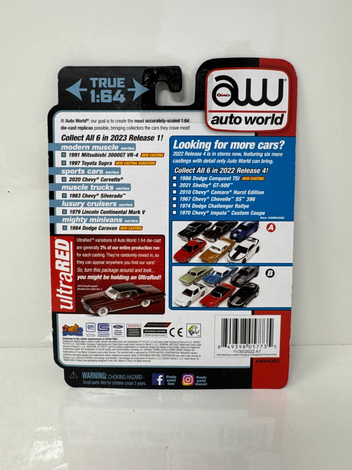 Auto World Muscle Trucks 1983 Chevy Silverado Stepside Brown 1:64 Diecast