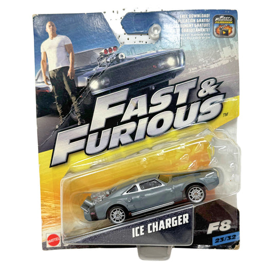 Mattel Fast & Furious Ice Charger F8 1:55 Diecast