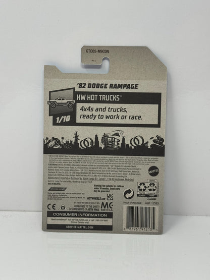 Hot Wheels Hot Trucks 1982 Dodge Rampage 1:64 Diecast