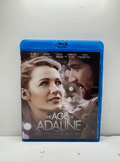 The Age of Adaline (Blu-ray) Blake Lively Romance Good Condition!!!