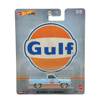 Hot Wheels Premium Gulf 1983 Chevy Silverado 1:64 Diecast