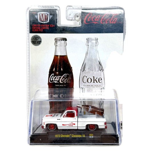 M2 Machines Coca-Cola 1973 Chevrolet Cheyenne 10 CHASE 1:64 Diecast