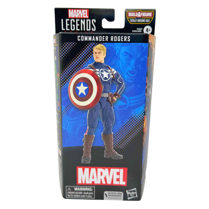 Marvel Legends Commander Rogers Action Figure w/ Totally Awesome Hulk BAF Piece