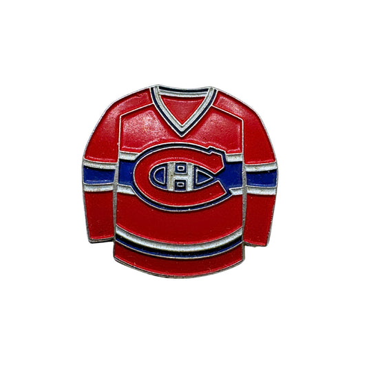 Montreal Canadiens Red Jersey NHL Hockey Lapel Pin
