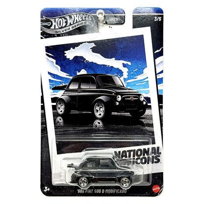 Hot Wheels National Icons '60s Fiat 500 D Modificato 1:64 Diecast
