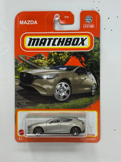 Matchbox 2019 Mazda3 1:64 Diecast Silver