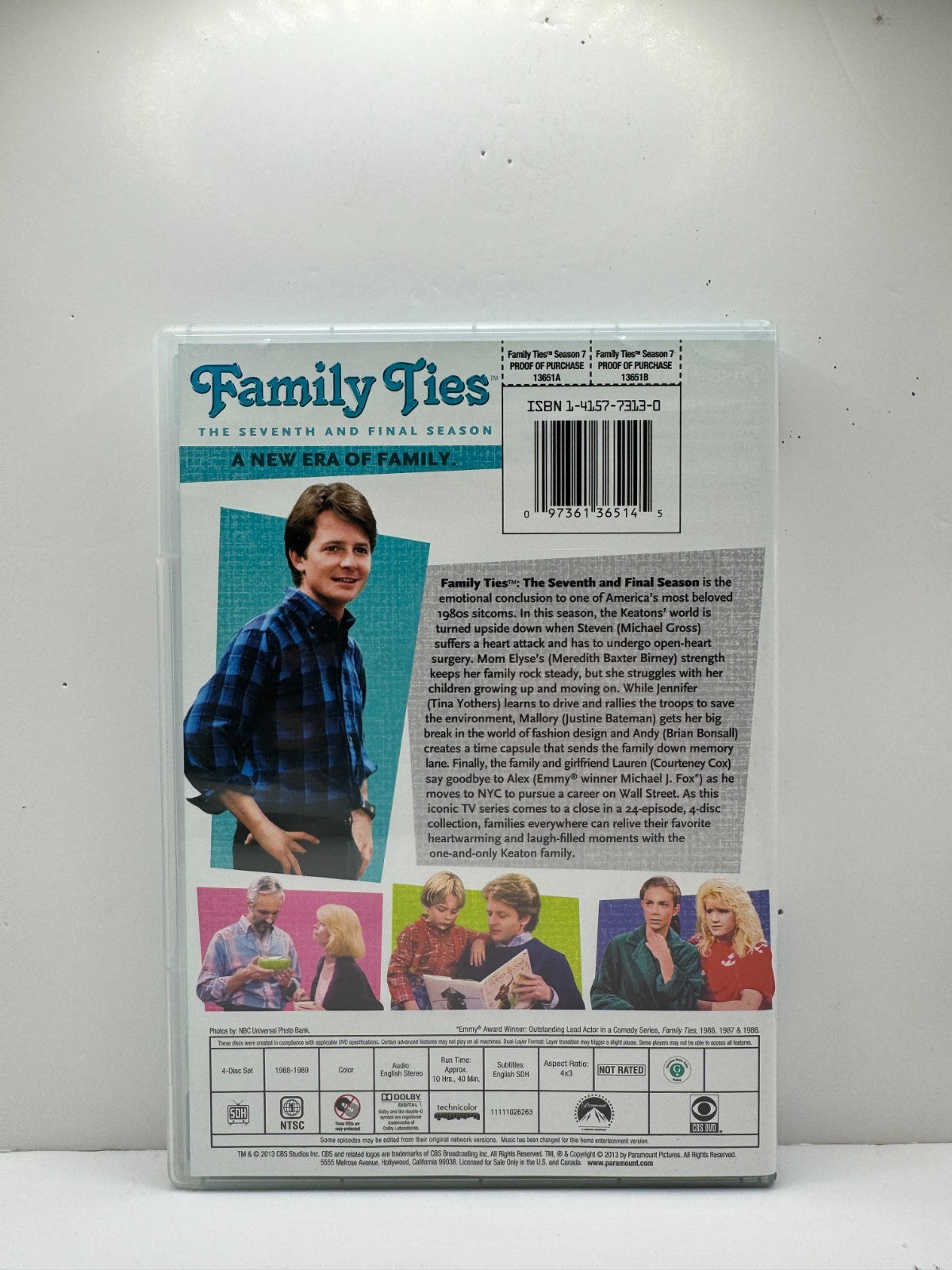 Family Ties Season 7 (DVD) Michael J. Fox Sitcom
