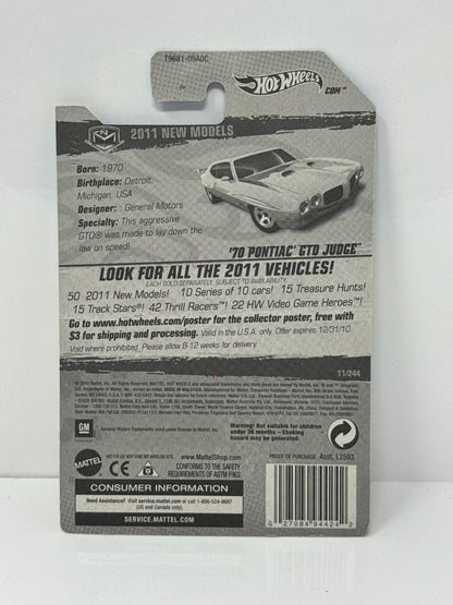 Hot Wheels New Models Pontiac GTO Judge 1:64 Diecast Factory Sealed