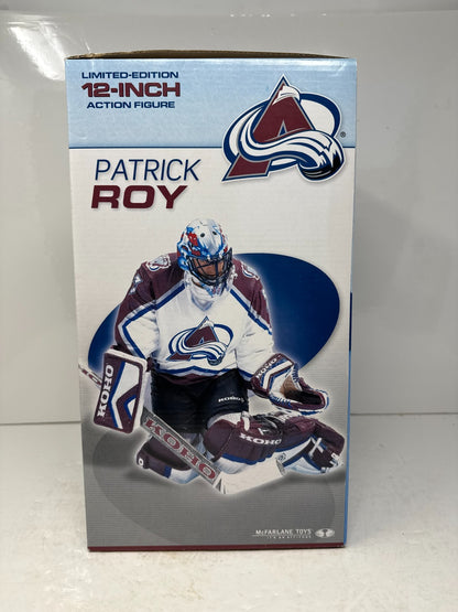 McFarlane NHL Patrick Roy Colorado Avalanche 12" inch Figure Maroon Third Jersey