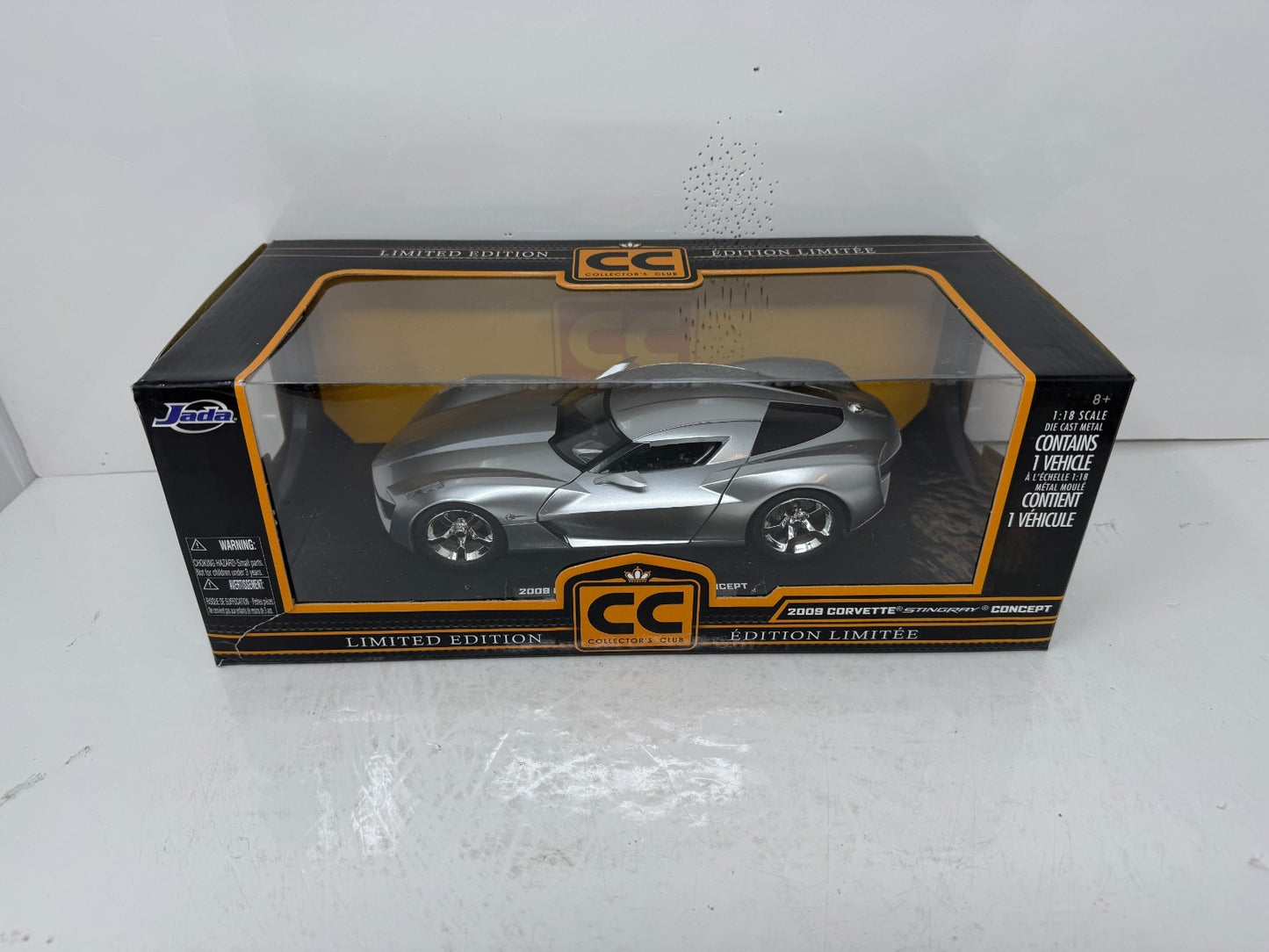 Jada Collectors Club 2009 Corvette Stingray Concept 1:18 Diecast Limited Edition