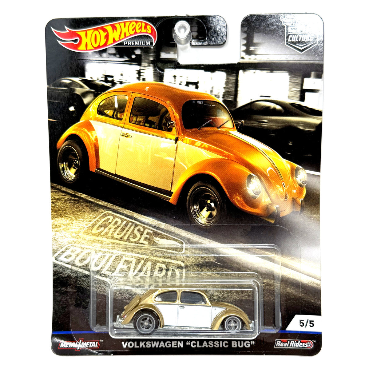 Hot Wheels Premium Cruise Boulevard Volkswagen Classic Bug 1:64 Diecast