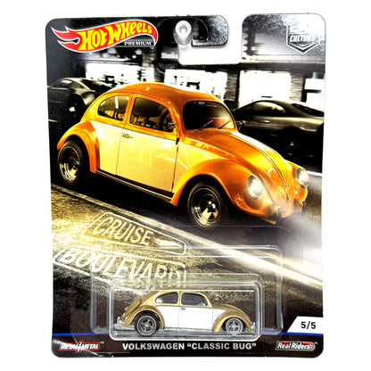 Hot Wheels Premium Cruise Boulevard Volkswagen Classic Bug 1:64 Diecast