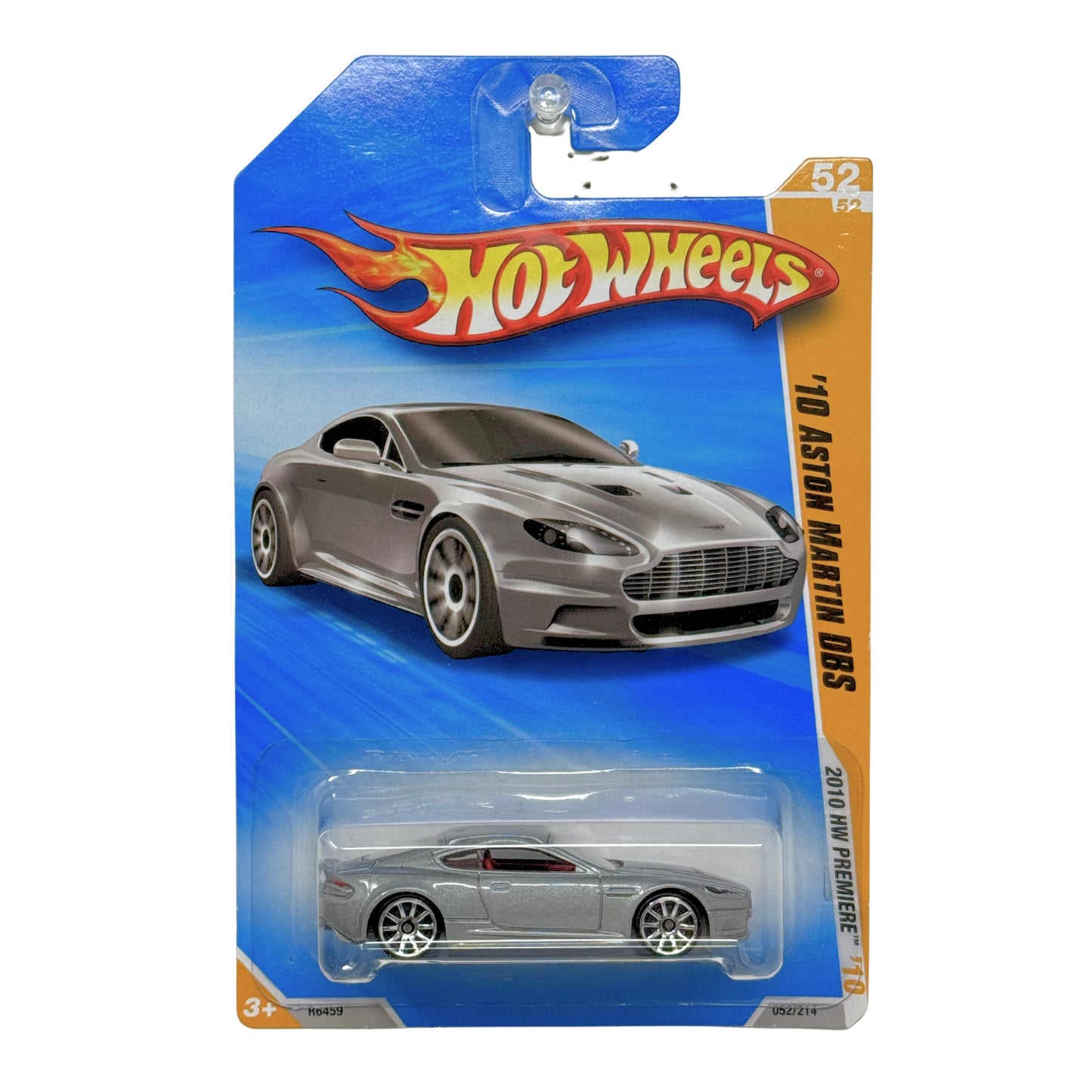 Hot Wheels Premiere 2010 Aston Martin DBS 1:64 Diecast Silver