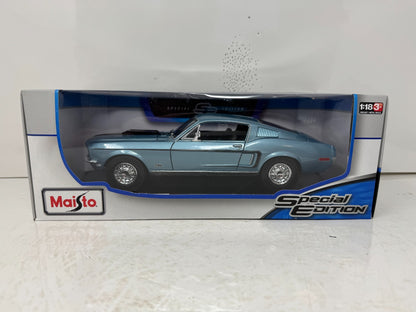 Maisto 1968 Ford Mustang GT Cobra Jet 1:18 Diecast Special Edition