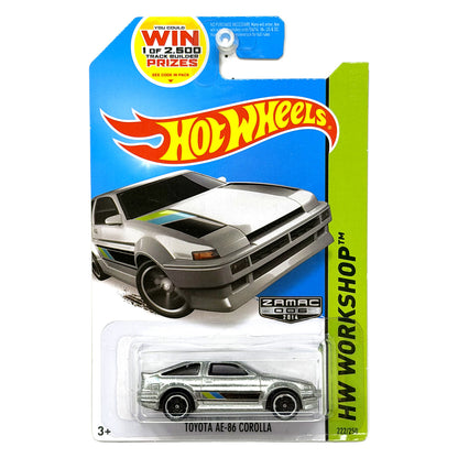 Hot Wheels ZAMAC HW Workshop Toyota AE86 Corolla 1:64 Diecast