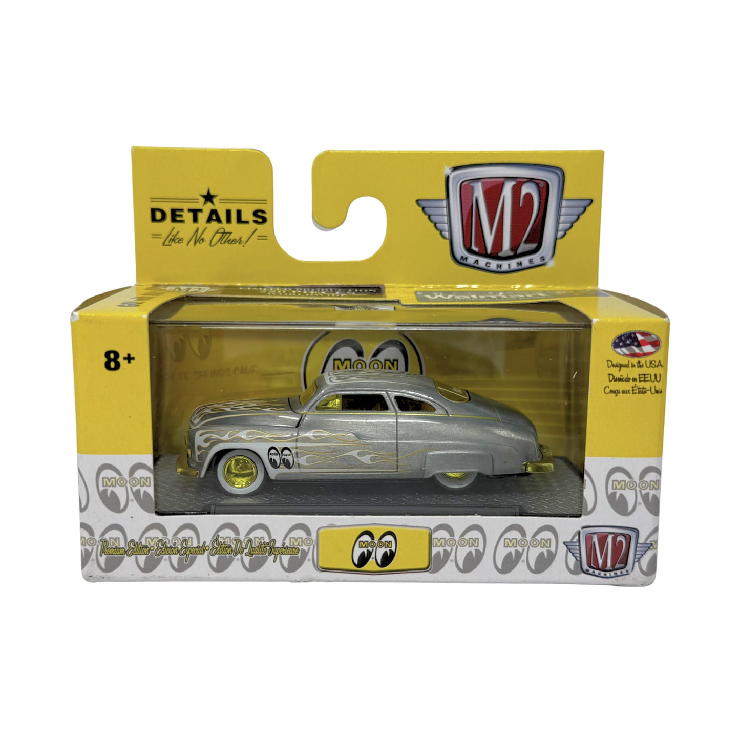 M2 Machines Moon Equipped 1949 Mercury Custom RAW CHASE 1:64 Diecast