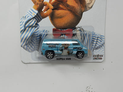 Hot Wheels The Muppets Swedish Chef Super Van 1:64 Diecast Real Riders Blue