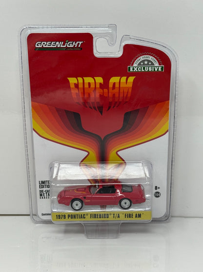 Greenlight Fire Am 1979 Pontiac Firebird T/A 1:64 Diecast