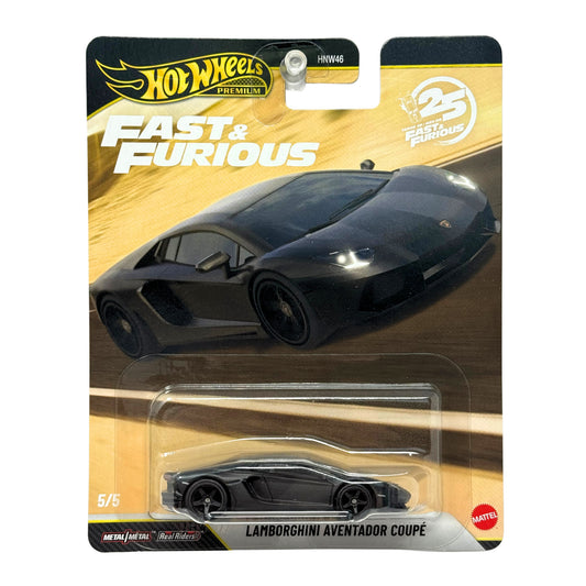 Hot Wheels Premium Fast & Furious Lamborghini Aventador Coupe 1:64 Diecast