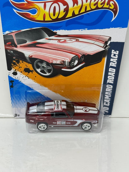 Hot Wheels Super Treasure Hunt 1970 Chevy Camaro Road Race 1:64 Diecast