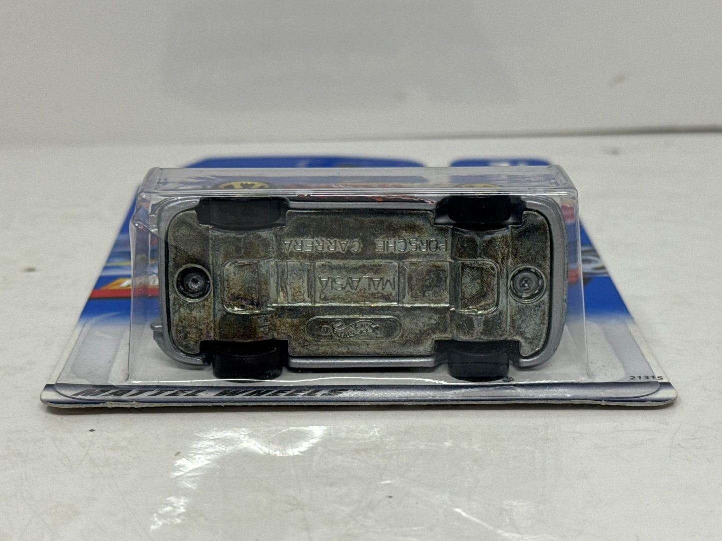 Hot Wheels Porsche Carrera 1:64 Diecast Silver Decal