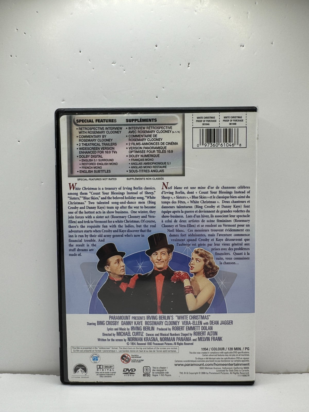 White Christmas (DVD) Bing Crosby Musical