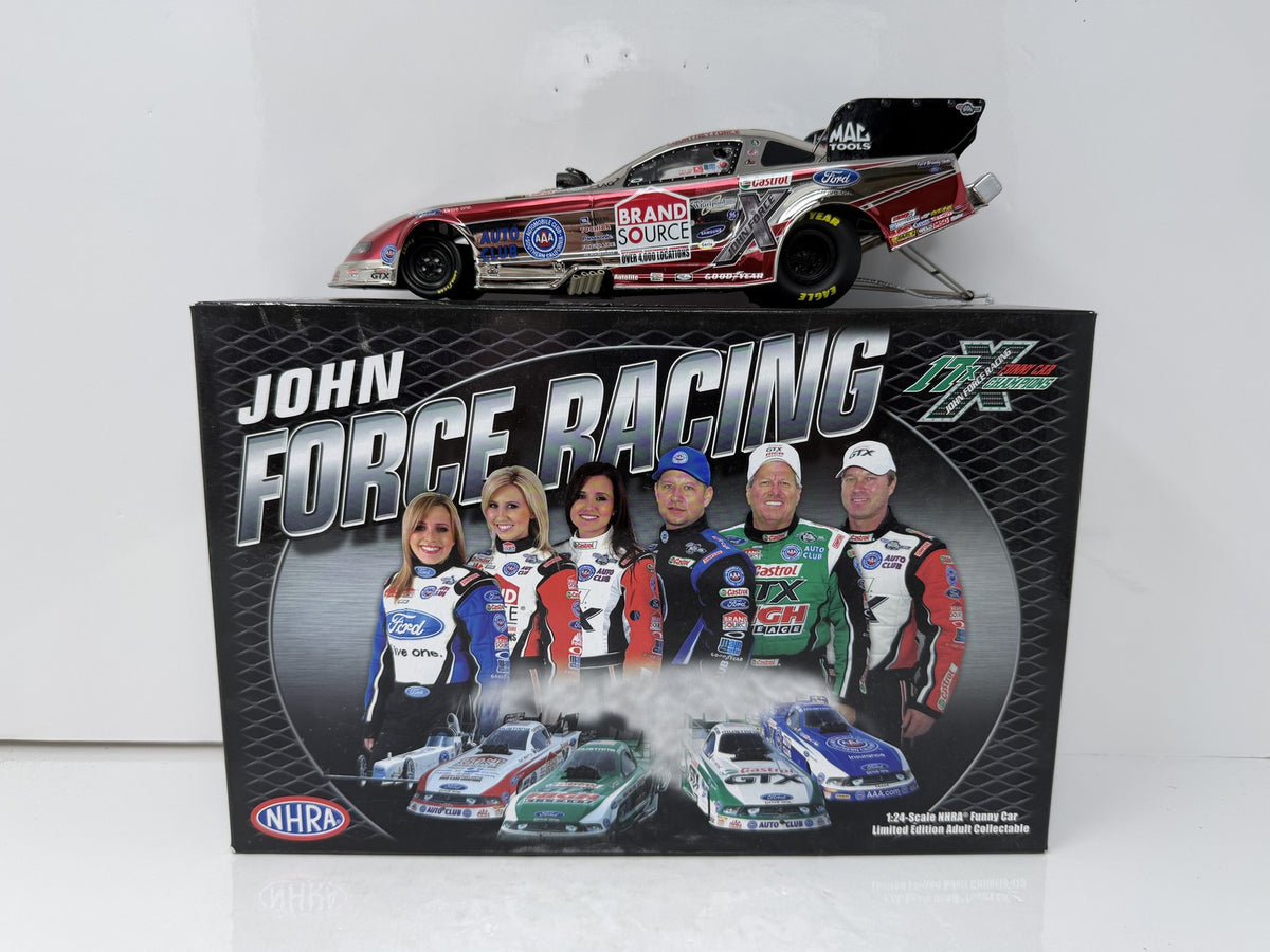 Action NHRA Courtney Force BrandSource 2011 Mustang Color Chrome 1:24 Diecast