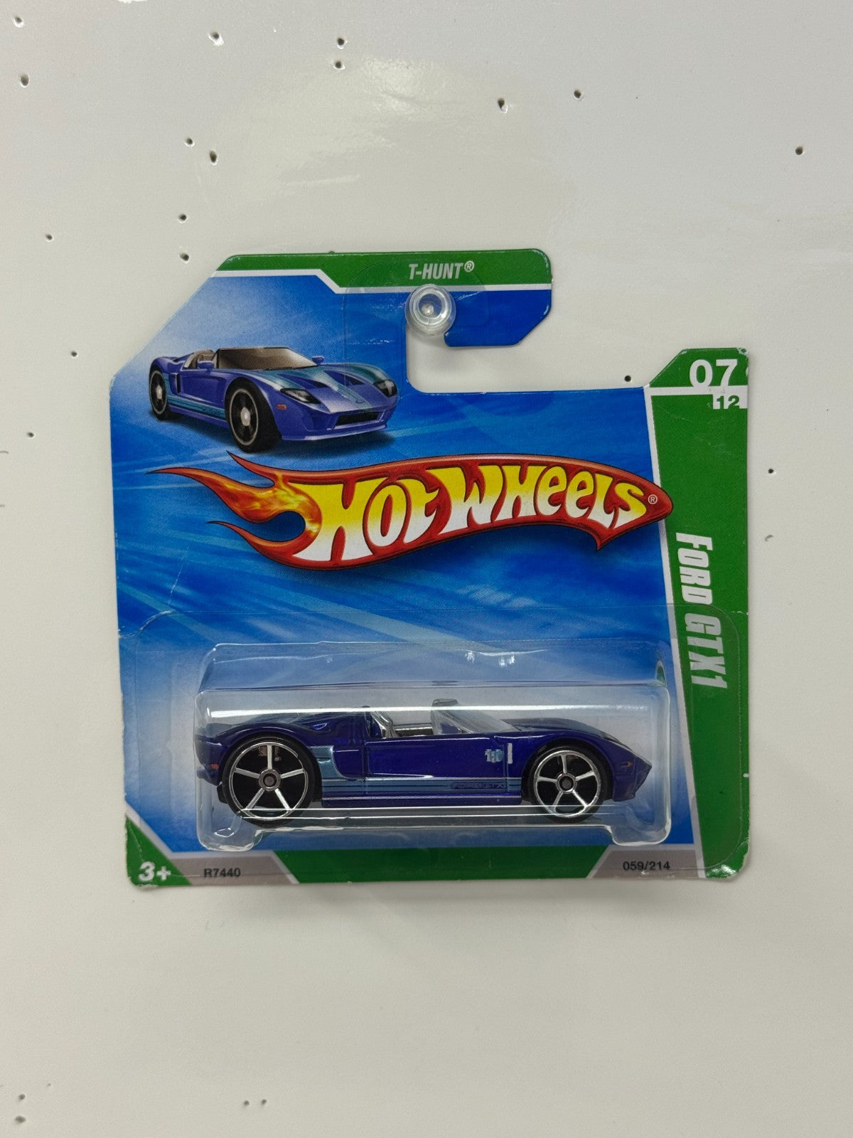 Hot Wheels Treasure Hunt Ford GTX1 1:64 Diecast Short Card