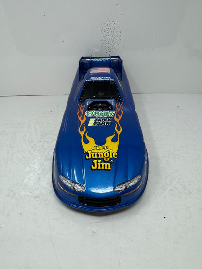 Milestone Bob Gilbertson NHRA Jungle Jim Tribute Blue Funny Car 1:16 Scale