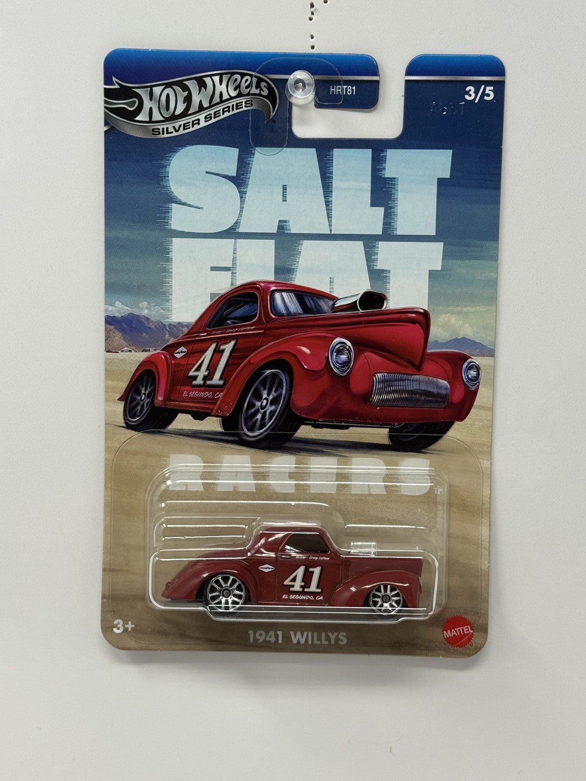 Hot Wheels Salt Flat Racers 1941 Willys 1:64 Diecast Red