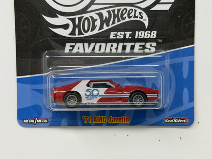 Hot Wheels 50th Favorites 1971 AMC Javelin 1:64 Diecast Real Riders