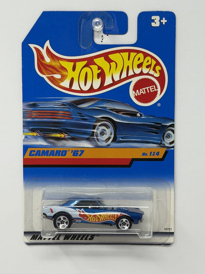 Hot Wheels Race Team Series IV 1967 Chevrolet Camaro 1:64 Diecast Blue
