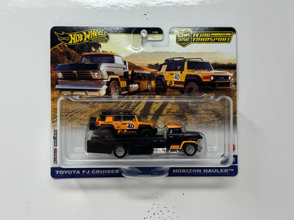 Hot Wheels Premium Team Transport Toyota FJ Cruiser Horizon Hauler 1:64 Diecast