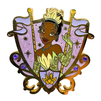 Disney Princess Tiana Carousel Princess and the Frog Trading Pin DC1S3
