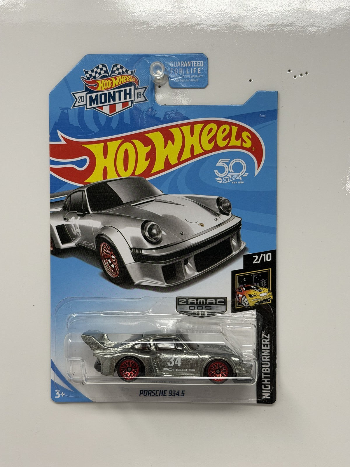 Hot Wheels ZAMAC Nightburnerz Porsche 934.5 1:64 Diecast