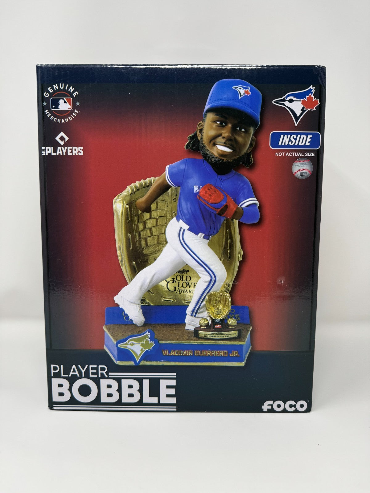 FOCO MLB Toronto Blue Jays Vladimir Guerrero Jr. Gold Glove Winner Bobblehead